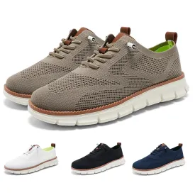 AirWave Woven Men’s Loafers – Ultra-Lightweight Mesh Summer Shoes for Effortless Walking