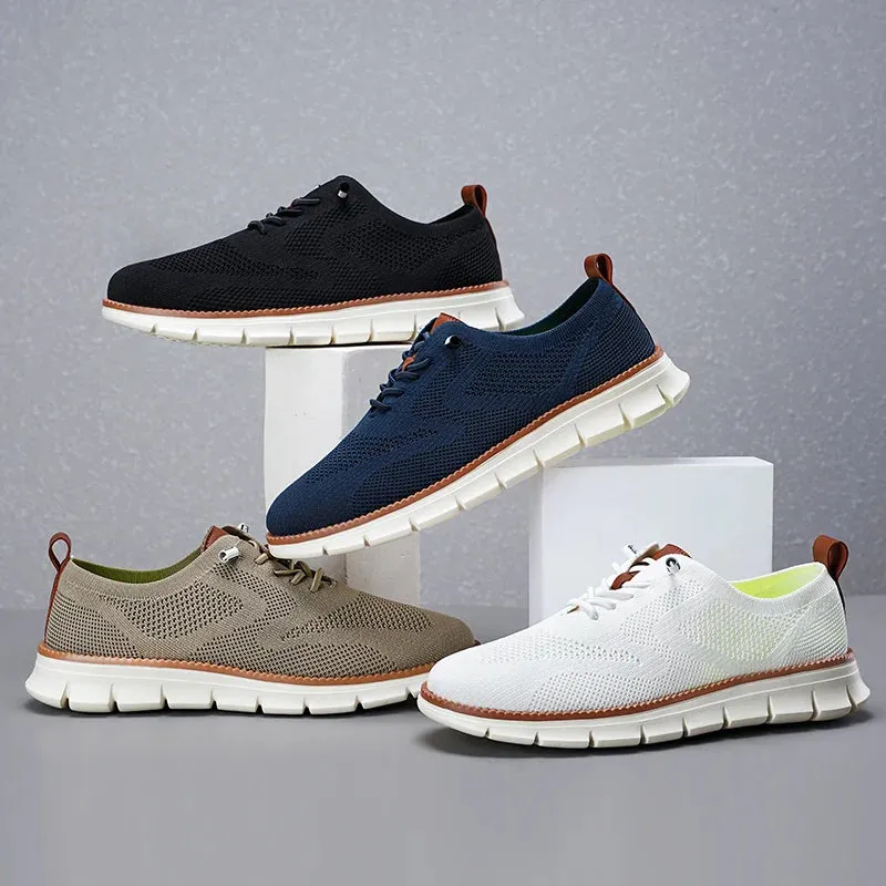 AirWave Woven Men’s Loafers – Ultra-Lightweight Mesh Summer Shoes for Effortless Walking