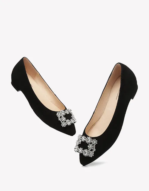 Australian Shepherd AS UGG Women Leather Ballet Flats Isabella