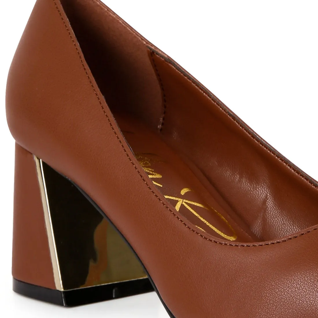 Block Heel Pumps