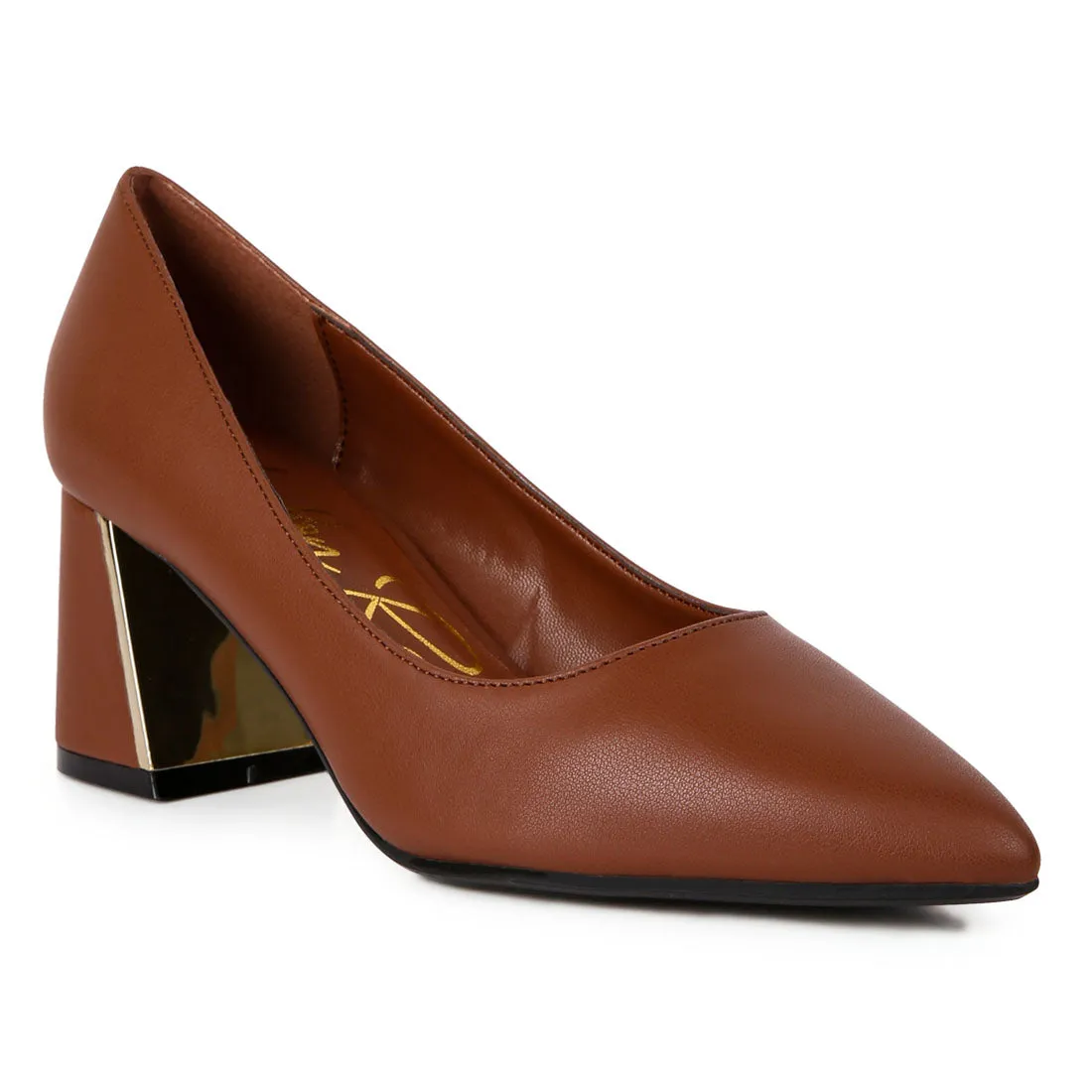 Block Heel Pumps