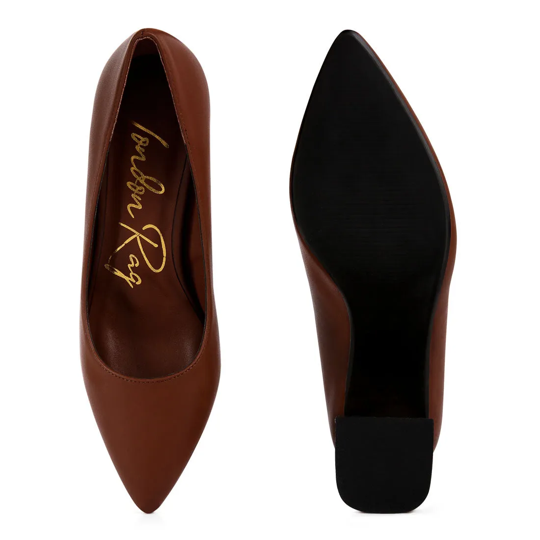 Block Heel Pumps