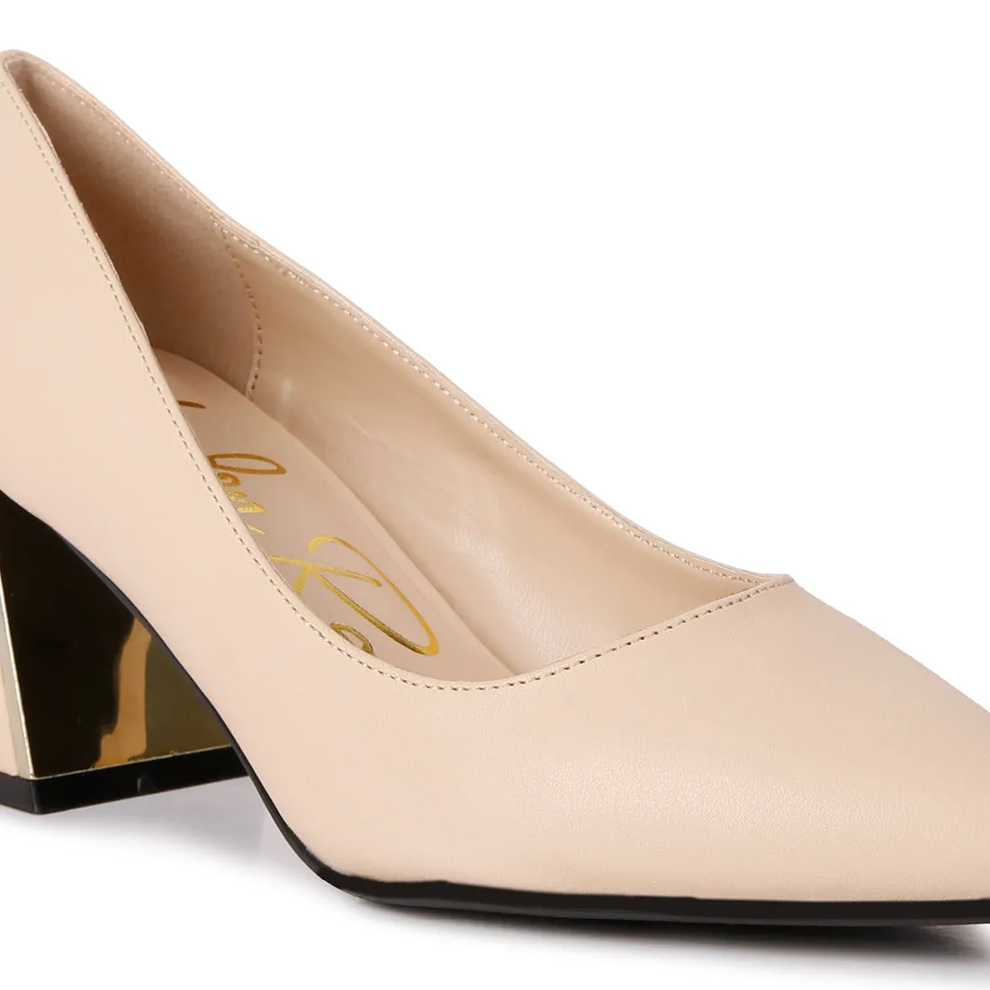 Block Heel Pumps