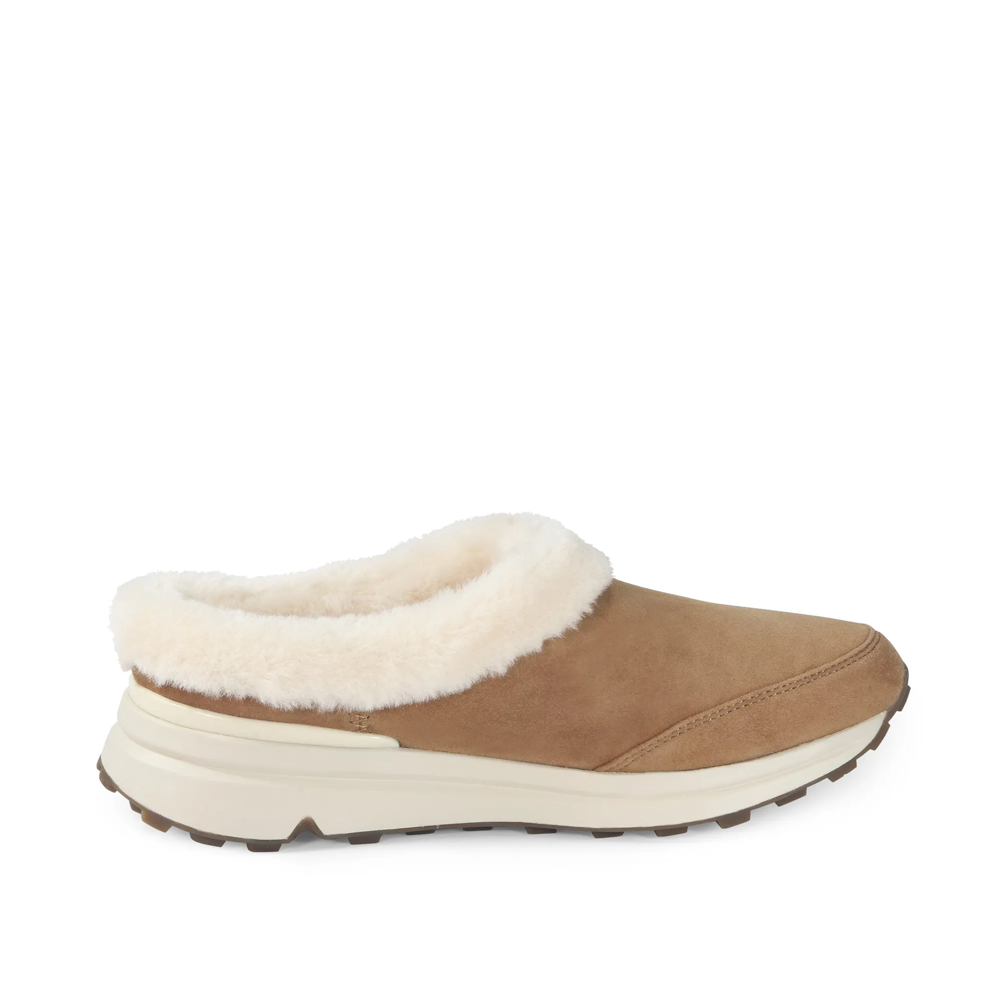 BMS Furry Slip-On Mules (Toffee)