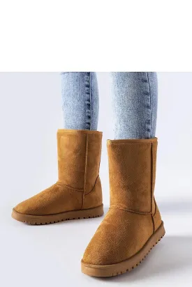 Brown insulated classic snow boots