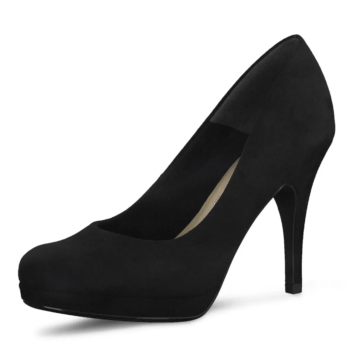 Classy Missy Black Faux Suede Pumps