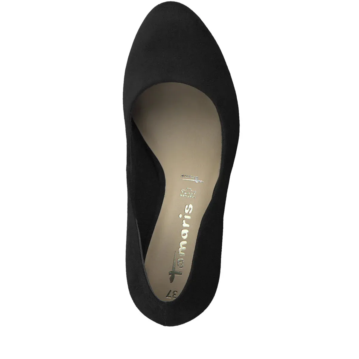 Classy Missy Black Faux Suede Pumps
