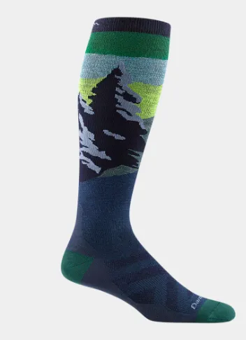 Darn Tough Men's Solstice Over-the-Calf Lightweight Ski & Snowboard Sock 2025