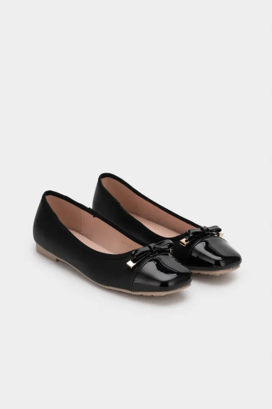 DUO TONE FLAT BALLERINA