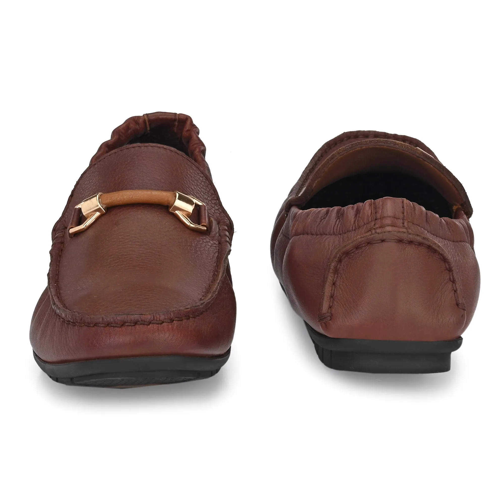 Egoss Buckled Casual Slip on Loafers For Men