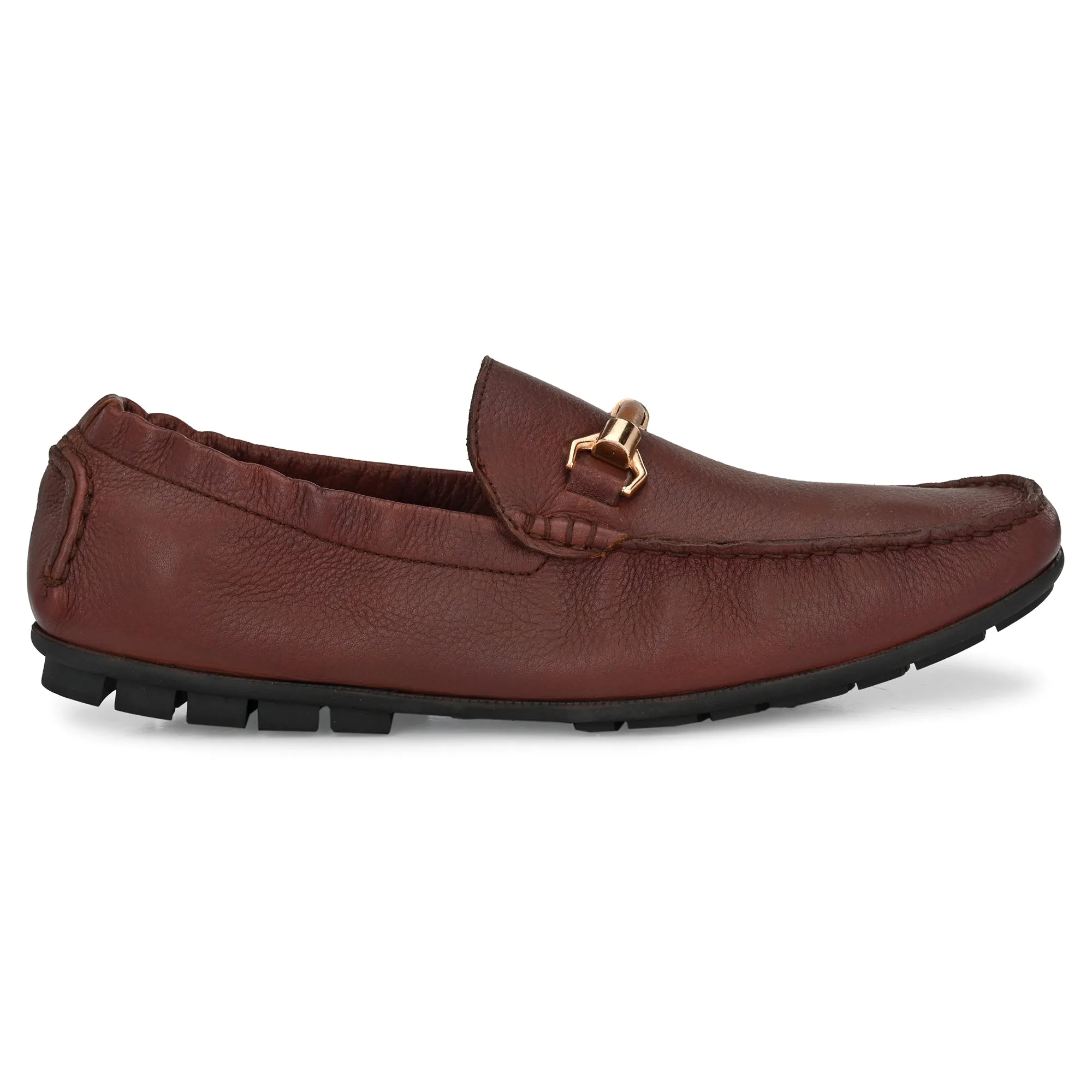 Egoss Buckled Casual Slip on Loafers For Men