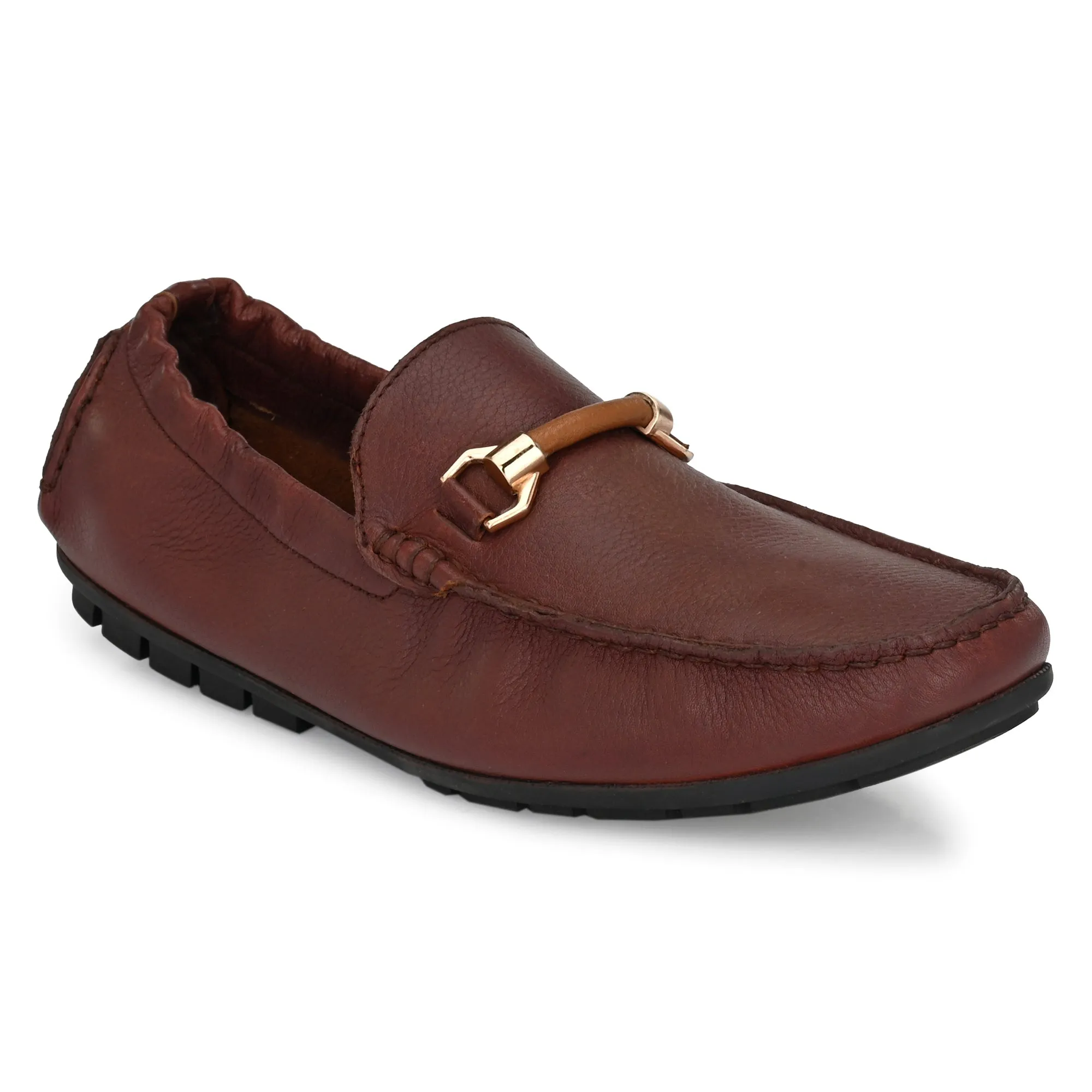 Egoss Buckled Casual Slip on Loafers For Men