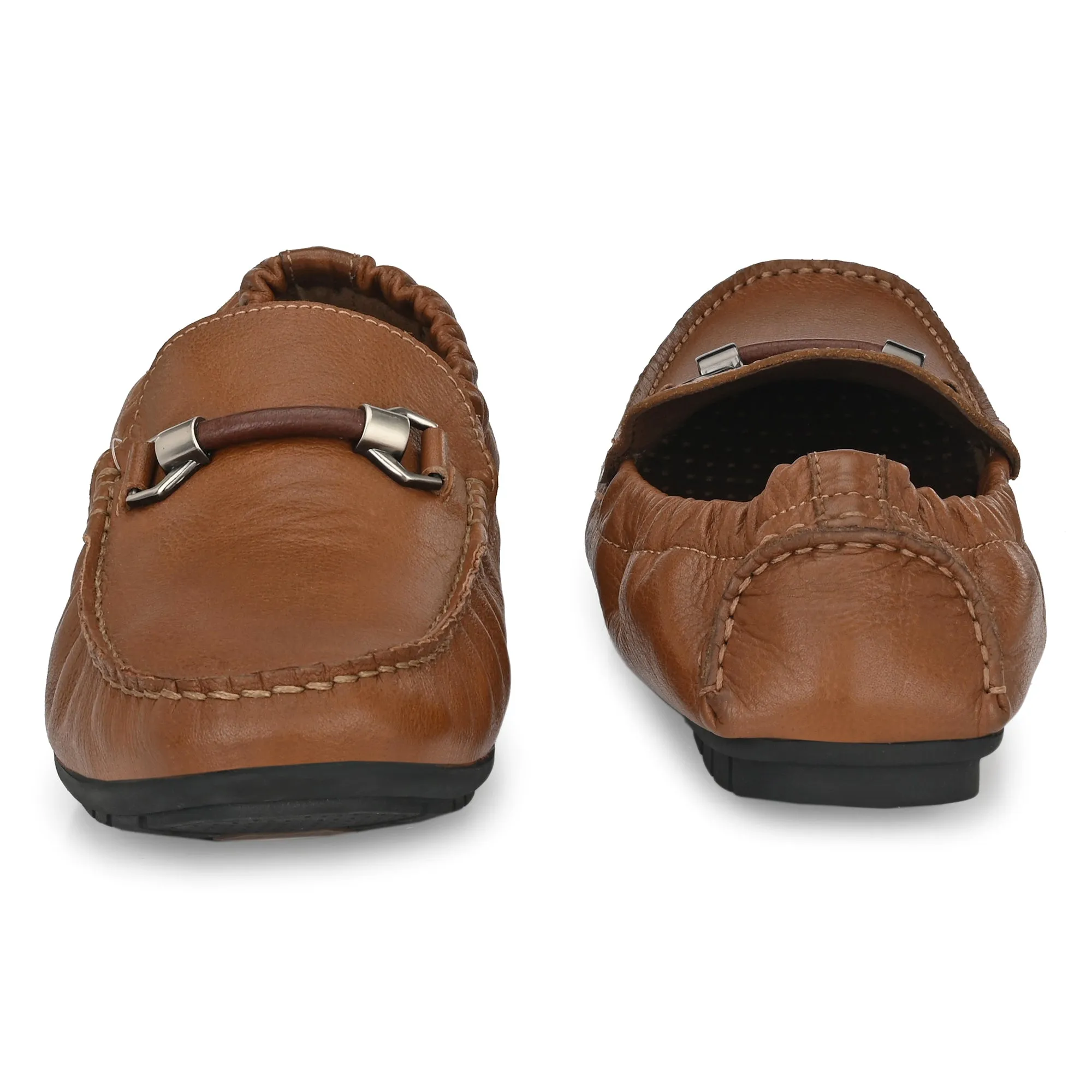 Egoss Buckled Casual Slip on Loafers For Men