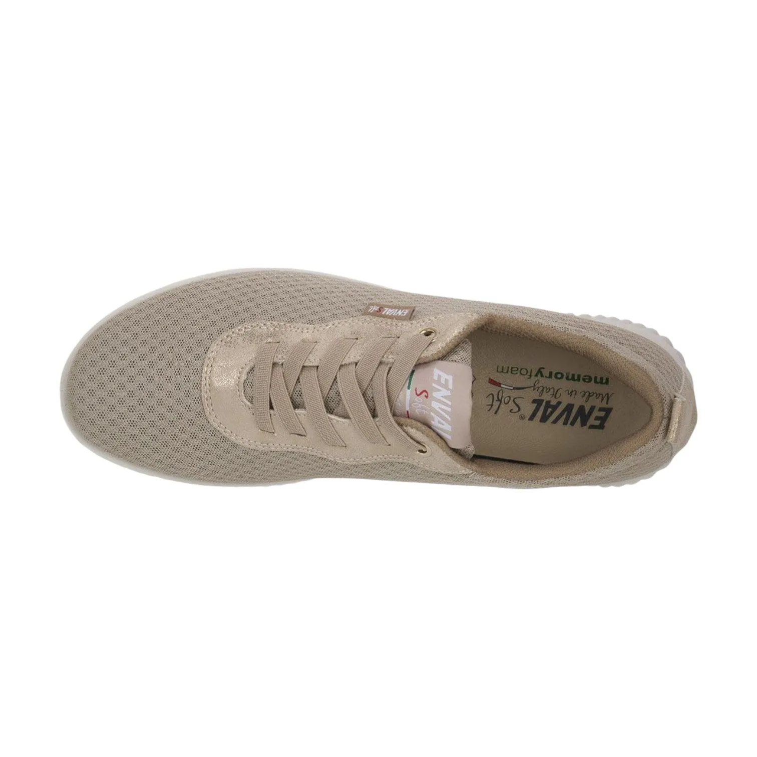 Enval Soft Slip on Donna in Tessuto Beige 42