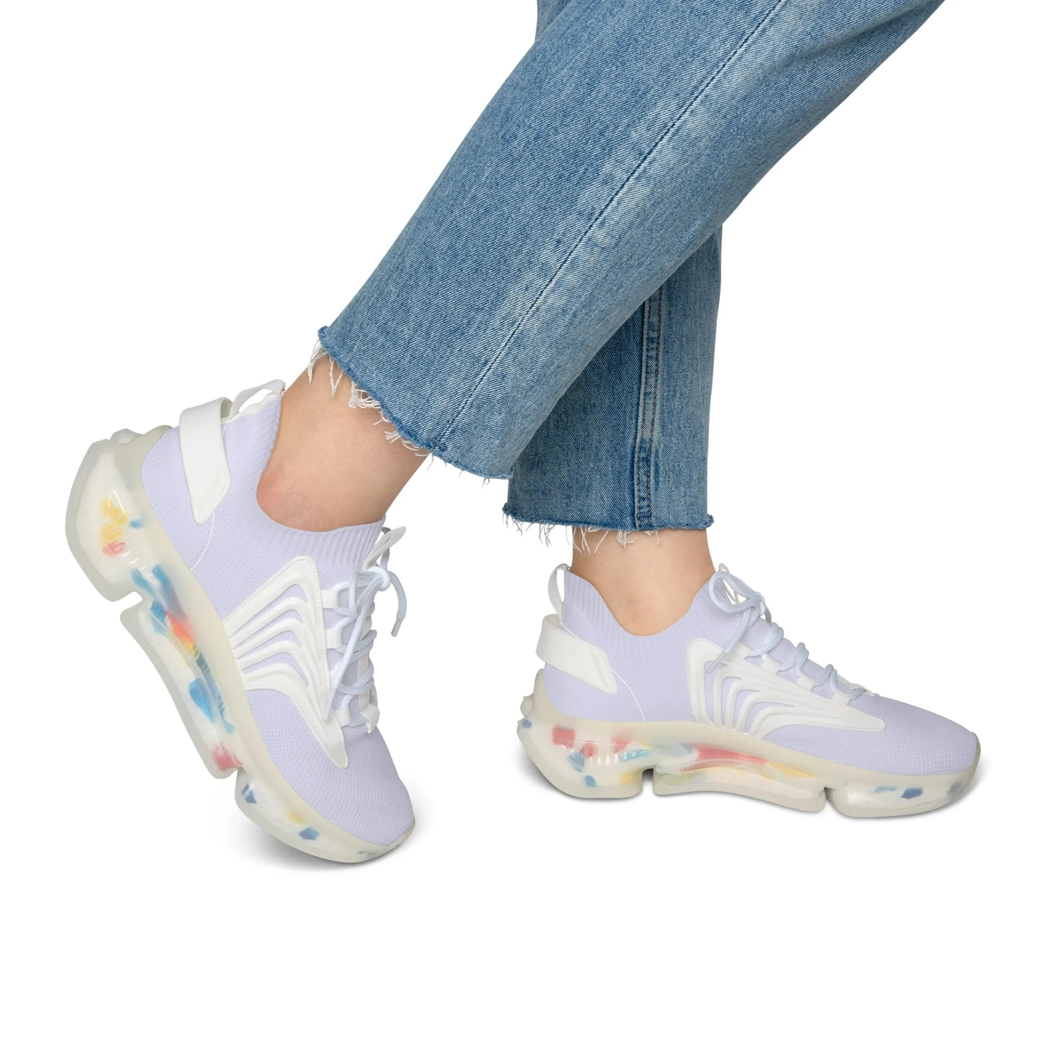 Lavender Women's Mesh Sneakers