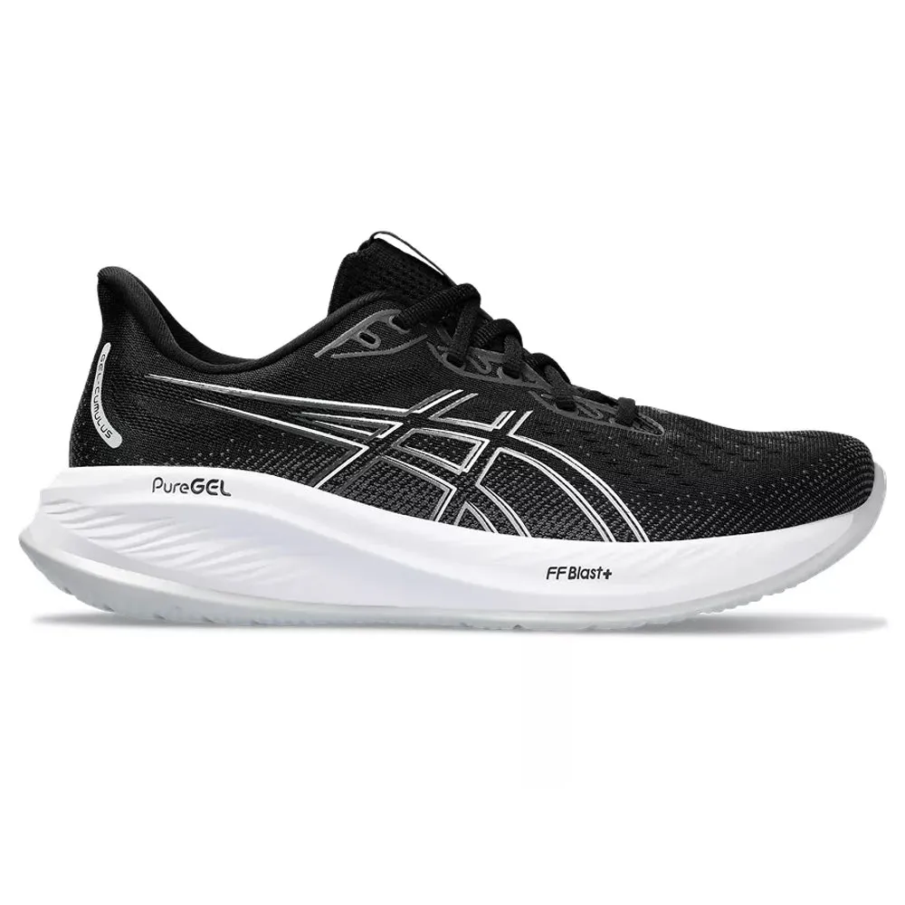 Men's Asics Gel-Cumulus 26, Black/Concrete, 13 4E Extra Wide