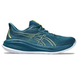 Men's Asics Gel-Cumulus 26, Evening Teal/Bright Yellow, 10 2E Wide