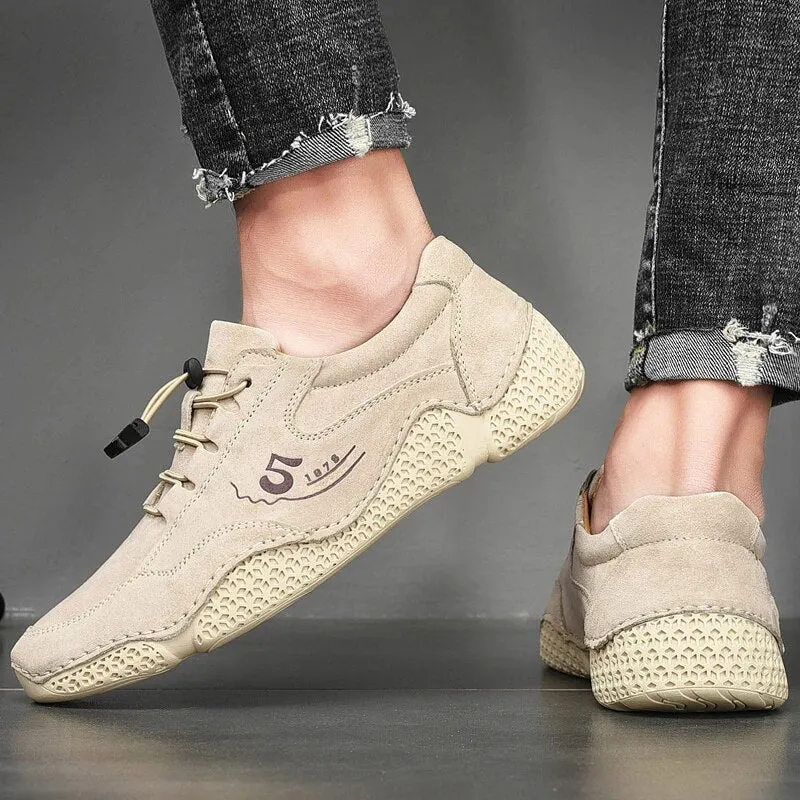 Men's Leather Breathable Sneakers
