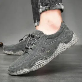 Men's Leather Breathable Sneakers