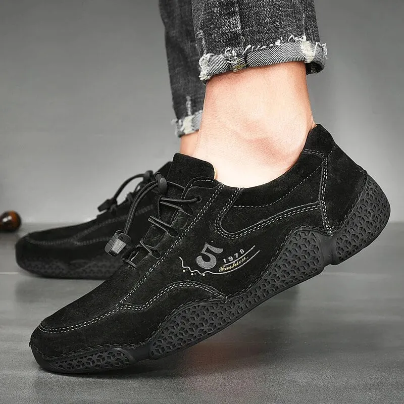 Men's Leather Breathable Sneakers
