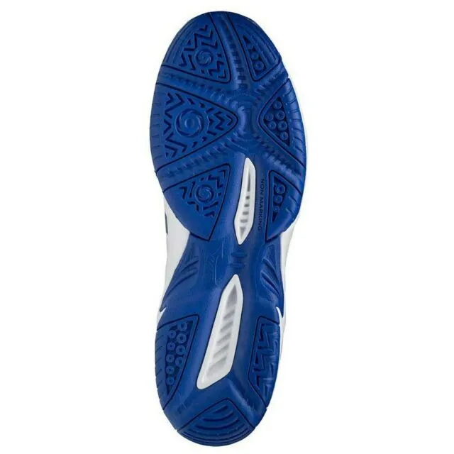 Mizuno Indoor Cyclone Speed 2 Court Trainers - White/Blue