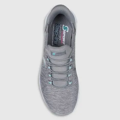 New - S SPORT BY SKECHERS Women's Faux Leather Mesh Slip On Sneakers Memory Foam Vegan