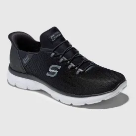 New - S SPORT BY SKECHERS Women's Faux Leather Mesh Slip On Sneakers Memory Foam Vegan