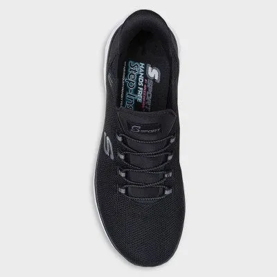 New - S SPORT BY SKECHERS Women's Faux Leather Mesh Slip On Sneakers Memory Foam Vegan