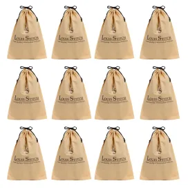Non Woven Shoe Bag Pack Of  12 Beige Plain