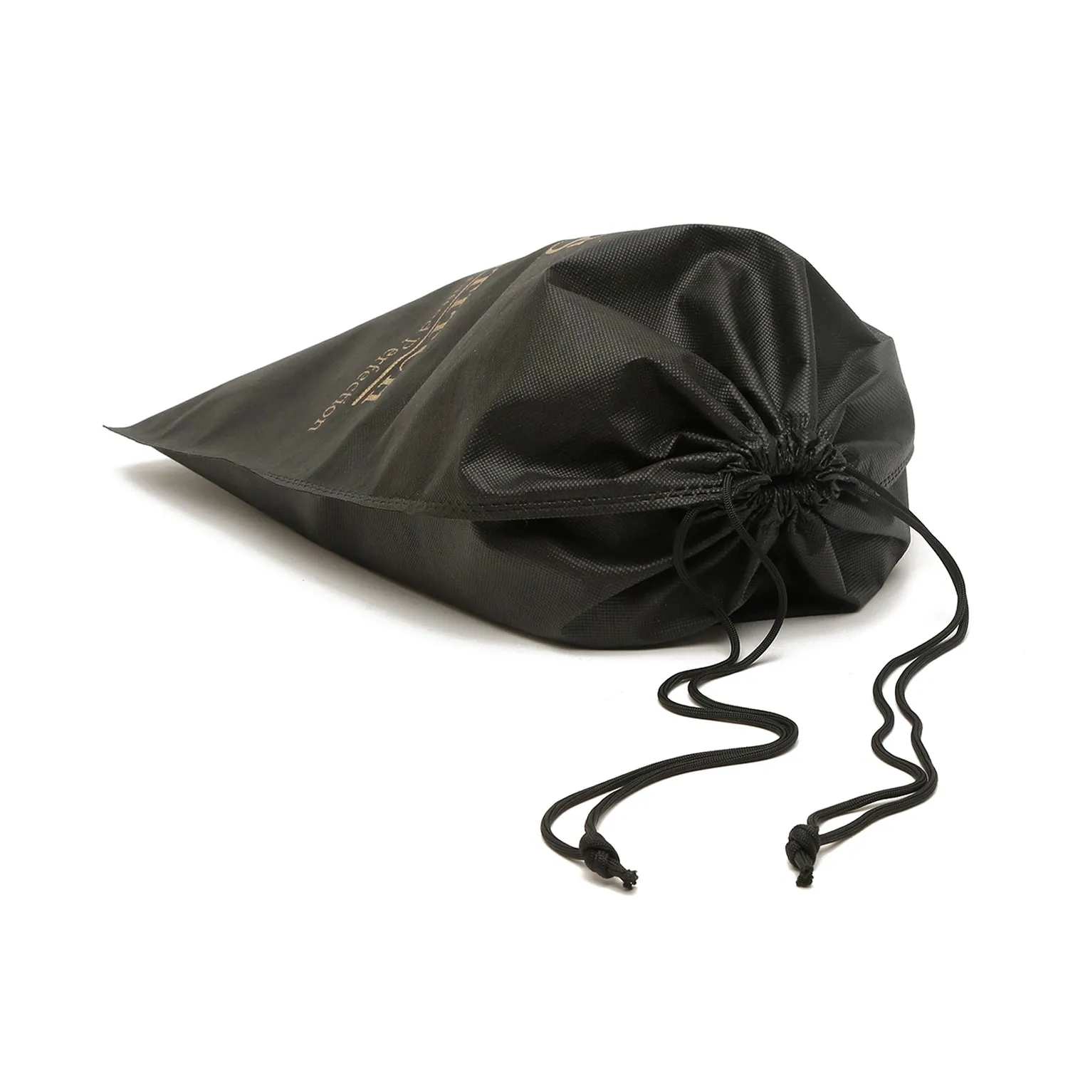 Non Woven Shoe Bag Pack Of  12 Black Plain & Beige See-Thru