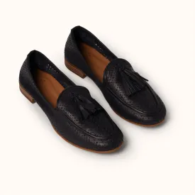 Perforated Loafer - Navy