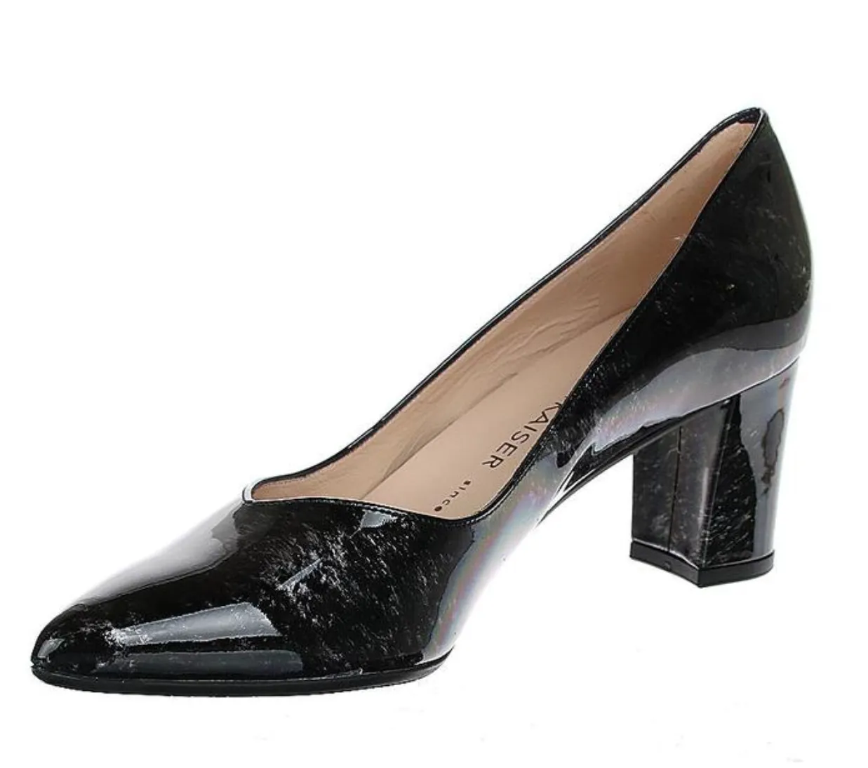Peter Kaiser "67811" Black Marble - Pump