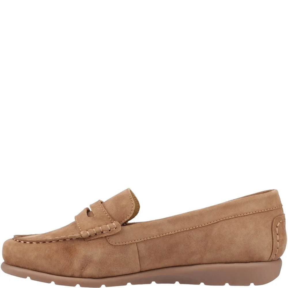 Tan Shelby Suede Loafers