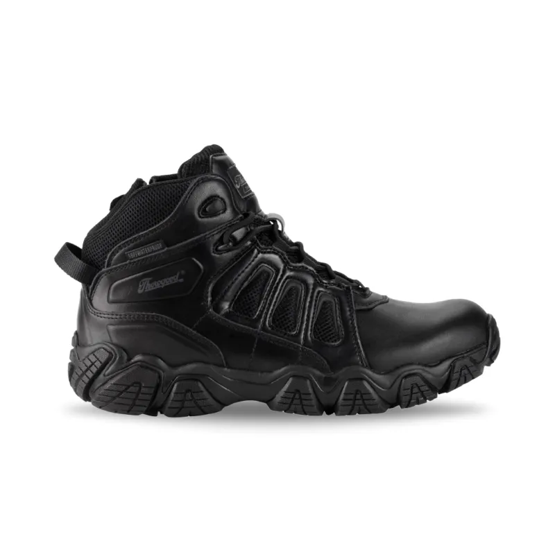 Thorogood Men's 804-6385 Crosstex Side Zip BBP Wtpf Safety Comp Toe Boot - Black