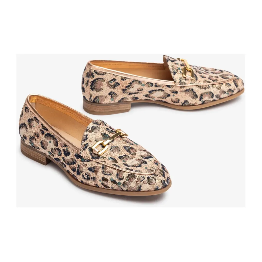 Unisa Womens Loafer Dalcy Metallic Leopard