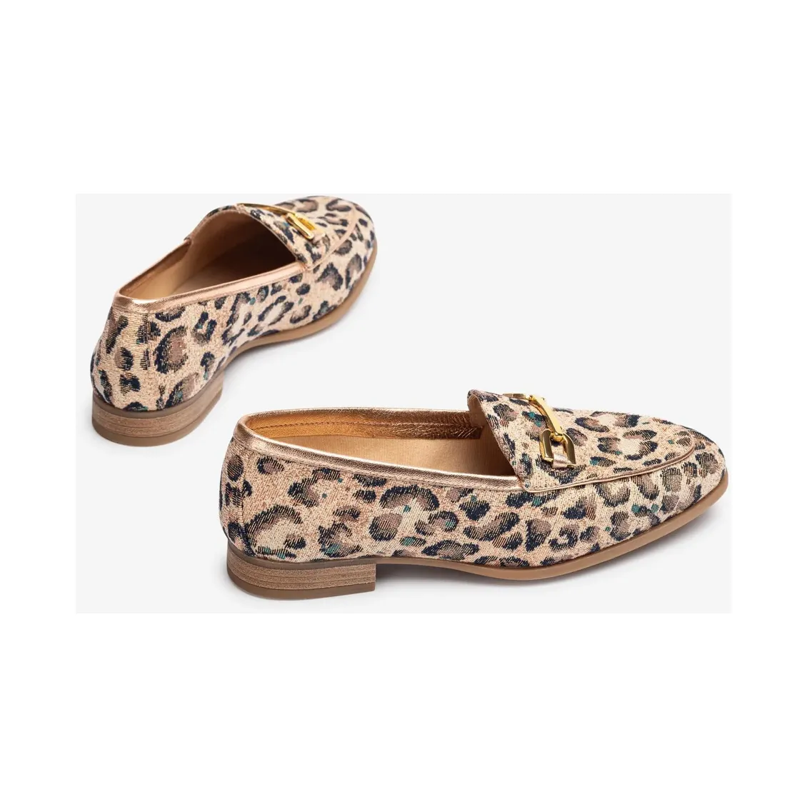 Unisa Womens Loafer Dalcy Metallic Leopard