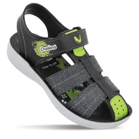 Walkaroo Kids Solid Fisherman Sandal  - WK627 Black Green