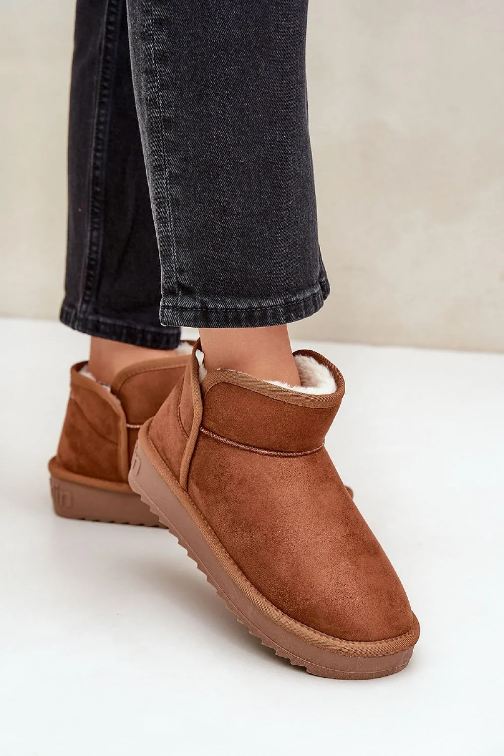 Women's Microfiber Fabric Snow boots