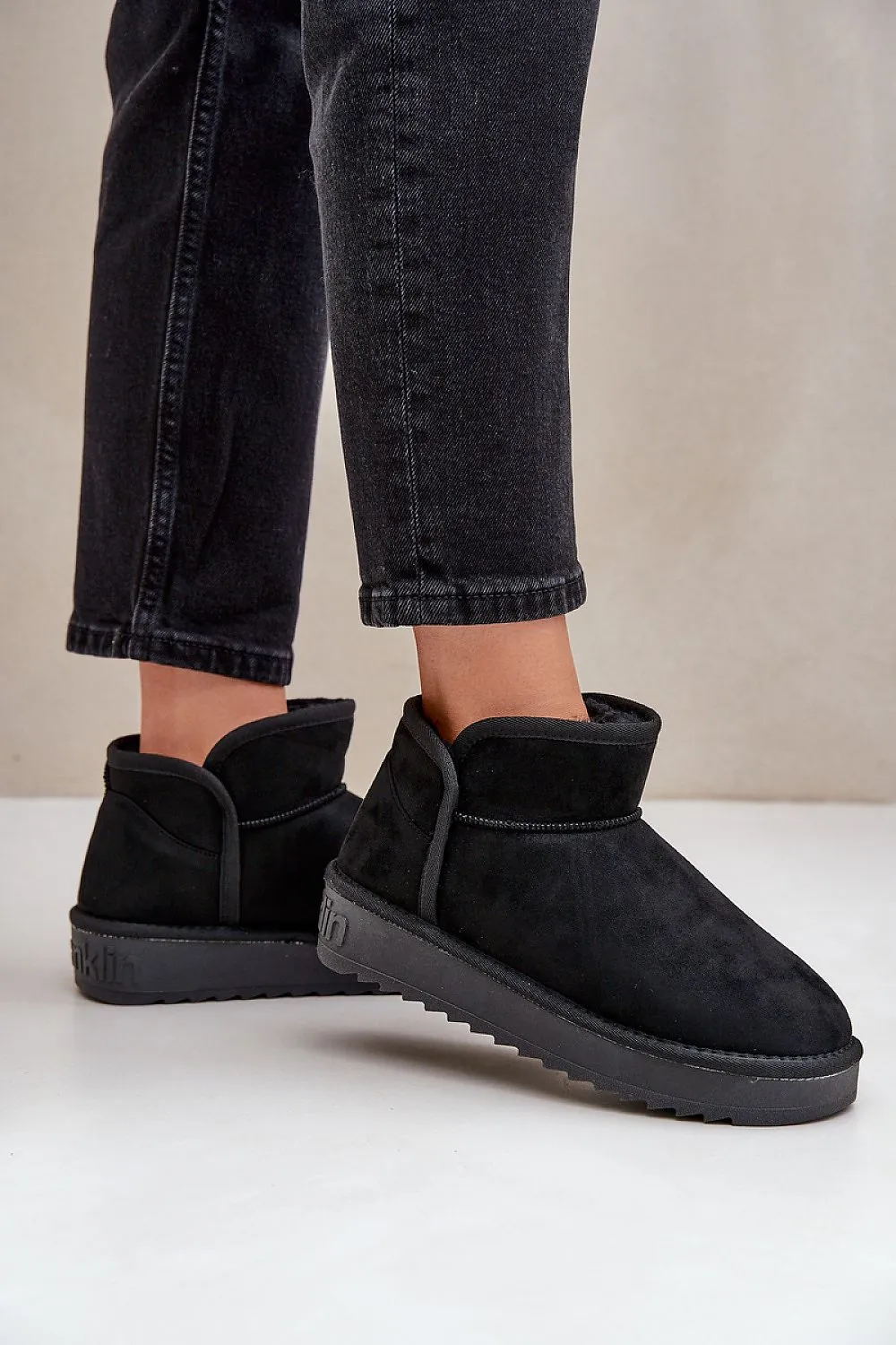 Women's Microfiber Fabric Snow boots