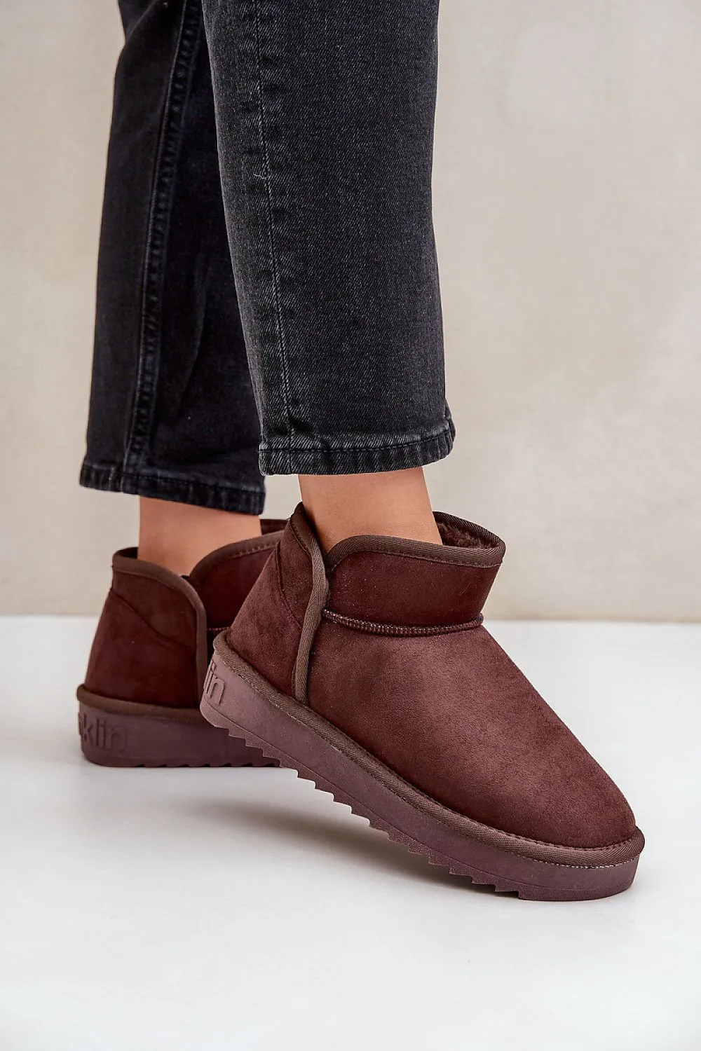 Women's Microfiber Fabric Snow boots