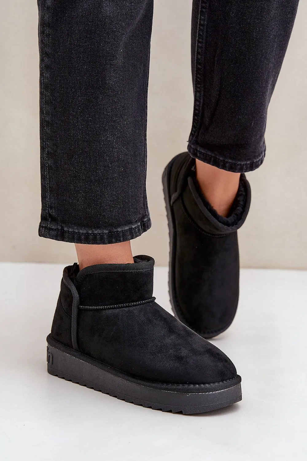Women's Microfiber Fabric Snow boots